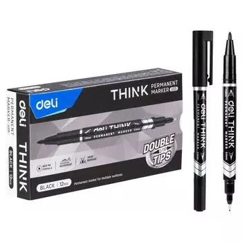 Маркер перманентный Deli