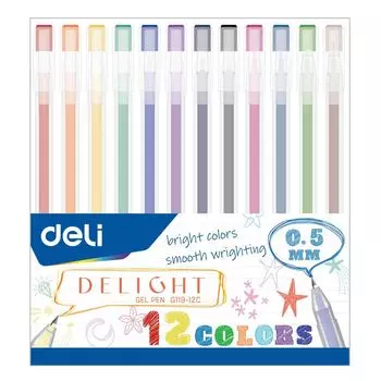 Набор ручек гелевых Deli