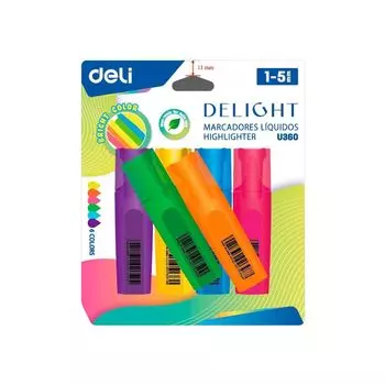 Набор текстовыделителей Deli