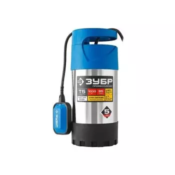 Погружной дренажный насос Зубр