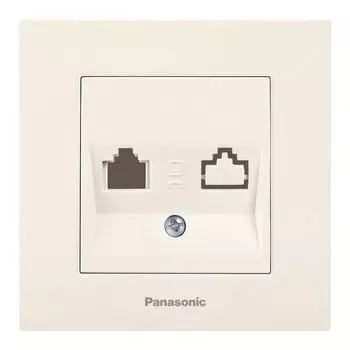 Розетка компьютерная/телефонная Panasonic