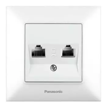 Розетка компьютерная/телефонная Panasonic