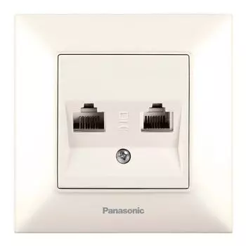 Розетка компьютерная/телефонная Panasonic