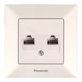 Розетка компьютерная/телефонная Panasonic