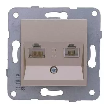 Розетка компьютерная/телефонная Panasonic