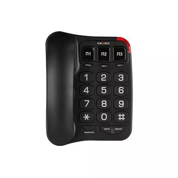 Телефон проводной Texet