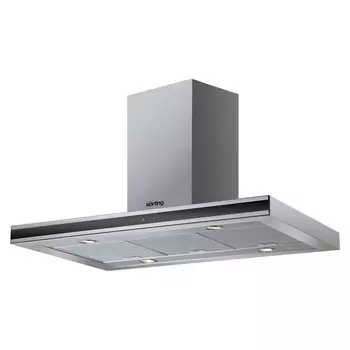 Вытяжка каминная островная Korting
