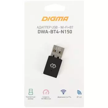 WiFi + Bluetooth адаптер Digma