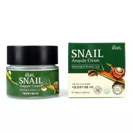 Ампульный крем для лица с муцином улитки