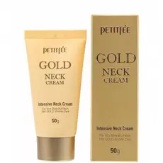 Антивозрастной крем для шеи с золотом Petitfee