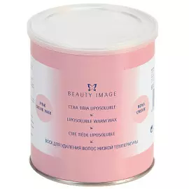 Баночка с воском - розовый с розовым маслом (для чувствительной кожи и жестких коротких волос)