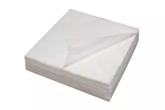 Белая салфетка Спанлейс 20*20 см