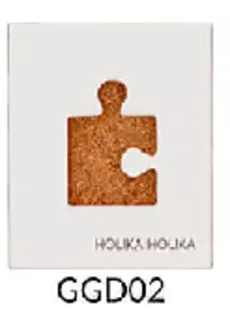 Блестящие тени для век Piece Matching Shadow Glitter Eyes (Золотой, 20 014 717, GGD02, 2 г)