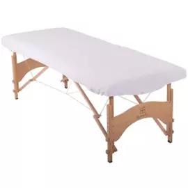 Чехол на кушетку на резинке Махра Белый 210х90 см