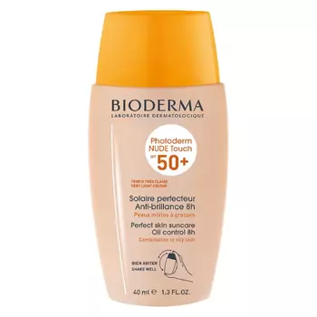 Cолнцезащитный флюид с тоном Фотодерм Photoderm SPF 50+ (28587B, 01, очень светлый оттенок, 40 мл)