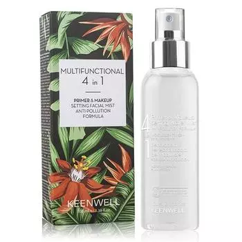 Спрей-праймер и фиксатор для макияжа 4 в 1 Primer and Makeup Setting Water Mist