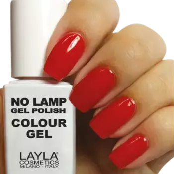 Гель для ногтей цветной No Lamp Gel Polish (1658R25-009, N.9, Live Red, 1 шт)