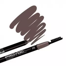 Гелевая подводка в карандаше для бровей Eye brow liner (PV0100, 100, черный, 1 шт)