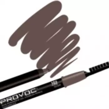 Гелевая подводка в карандаше для бровей Eye brow liner (PV0102, 102, коричневый, 1 шт, 1 шт)