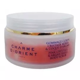 Гоммаж с розовыми кристаллами и скорлупой ореха арганы Gommage corps cristaux roses &amp; coque d’argan (117427, 2000 г)