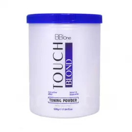 Итальянская пудра с анти-желтым эффектом Touch Blond Toning Powder в банке