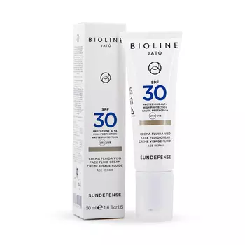 Крем-флюид для лица SPF30 с антивозрастным эффектом High Protection Face Fluid Cream Age Repair
