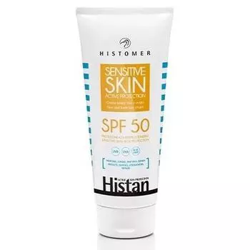 Крем солнцезащитный для чувствительной кожи Histan Sensitive Skin Active Protection SPF 50