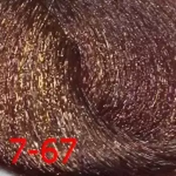 Крем краска с витамином С, кашемиром и алоэ вера Crema Colorante Vit C (100 мл) (КД19297, 7/67, средне-русый шоколадно-медный, 100 мл, Базовые оттенки)