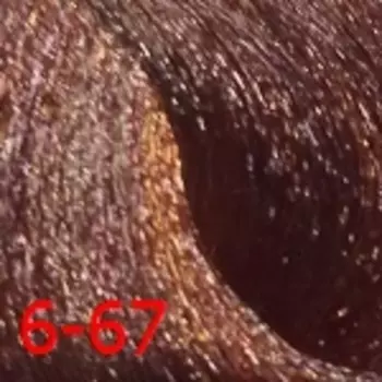 Крем краска с витамином С, кашемиром и алоэ вера Crema Colorante Vit C (100 мл) (КД19334, 6/67, темно-русый шоколадно-медный, 100 мл, Базовые оттенки)