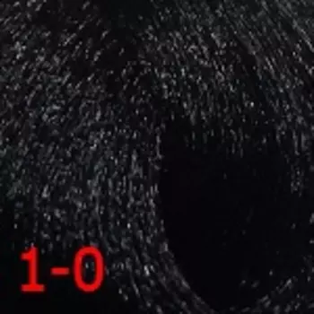 Крем краска с витамином С, кашемиром и алоэ вера Crema Colorante Vit C (100 мл) (КД19260, 1/0, Черный натуральный, 100 мл, Базовые оттенки)