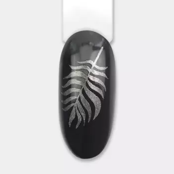 Лак для стемпинга Crazy story (2660, 6, черное серебро, 8 мл)