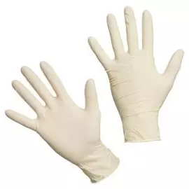 Латексные слегка опудренные перчатки XS