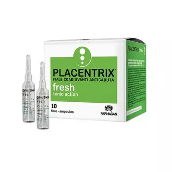 Лосьон тонизирующий против выпадения волос в ампулах Placentrix Fresh