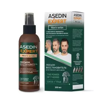 Лосьон-восстановитель естественного цвета волос Сила 7 трав для мужчин