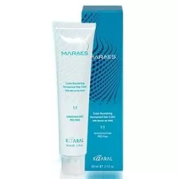 Maraes Color Nourishing Permanent Hair Color - Перманентный краситель для волос (MC1.0, 1.0, черный, 60 мл, Натуральный)