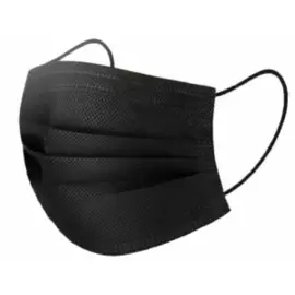 Маска 3-х слойная чёрная