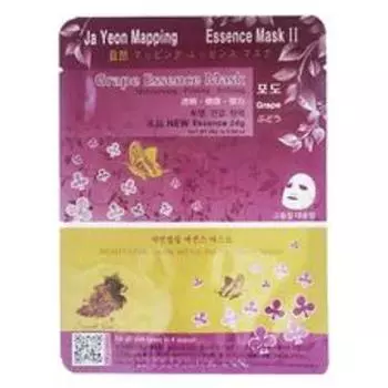 Маска для лица с виноградом Jayeonmapping Grape Essence Mask