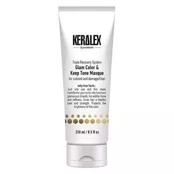 Маска дуо-сияние и защита цвета Keralex Glam Color & Keep Tone Masque (ПК1123/1, 750 мл)