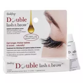 Масло-активатор роста бровей и ресниц Double lash brow organic oil