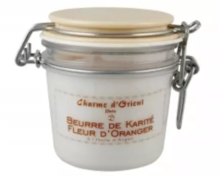 Масло карите с аргана цветком апельсинового дерева Beurre Karit? Argan Fleur d'Oranger