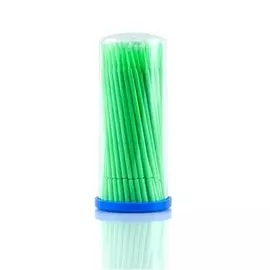 Микрощеточки безворсовые, 1 мм, зеленые (S)