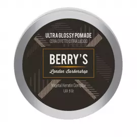 Моделирующая паста помада для волос с ультраблеском Berry's Glossy Pomade