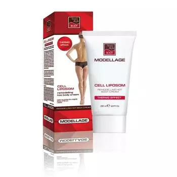 Моделирующий крем для тела с разогревающим эффектом Cell Liposom Modellage