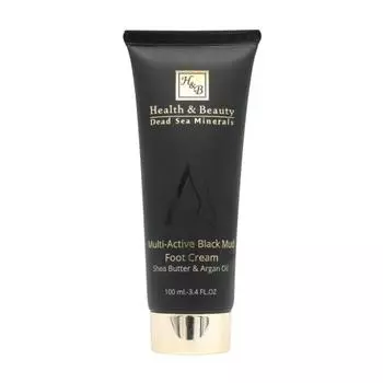 Мультиактивный крем для ног с грязью Мёртвого Моря Black