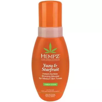 Мусс для тела с бронзантом светлого оттенка