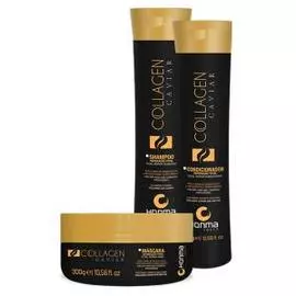 Набор Collagen Caviar для сухих, подвергшихся химическому воздействию волос