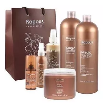 Набор для кератинового восстановления волос Magic Keratin