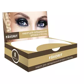 Набор для окрашивания бровей и ресниц (05133, 5 133, Светло-коричневый, 1 шт)