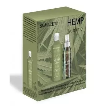 Набор для волос с маслом семян конопли Hemp Sublime