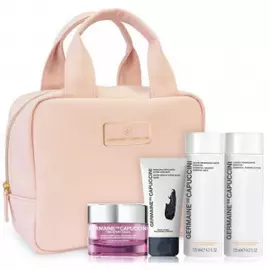 Набор полноценного ухода за кожей лица с легким кремом 25+ в косметичке